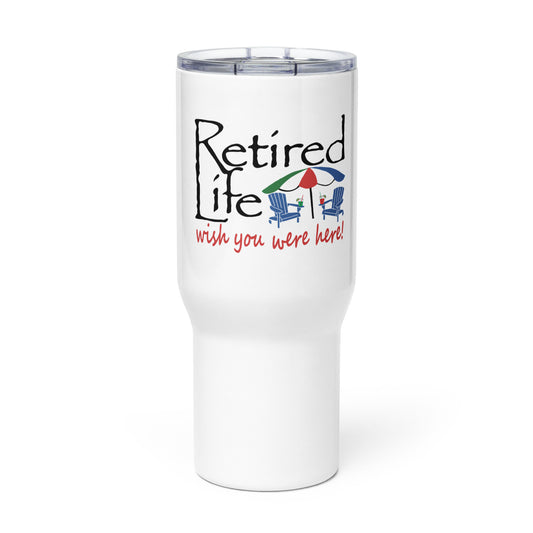 Travel mug with a handle Beach