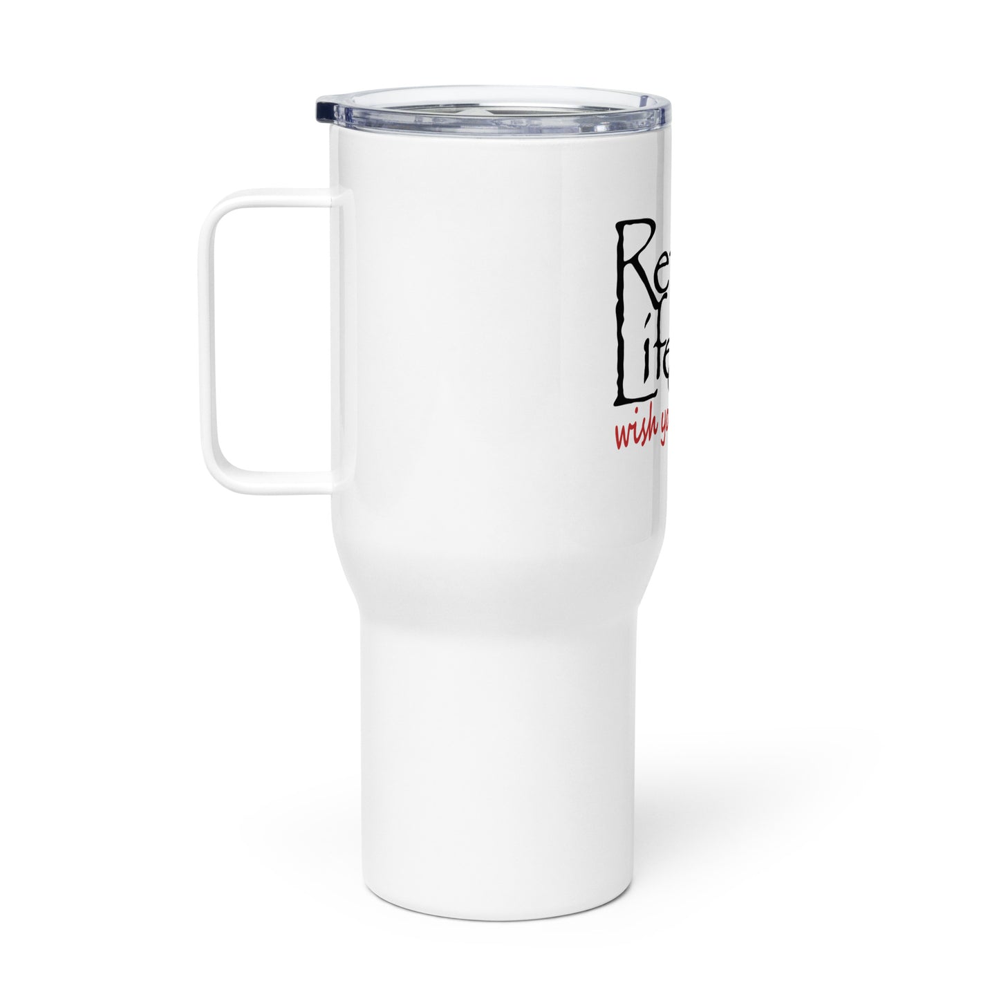 Travel mug with a handle Road Bike Couple