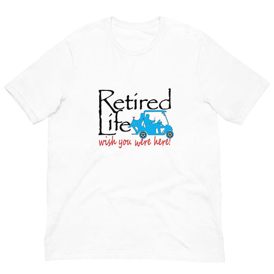 Unisex t-shirt Golf Cart Couple