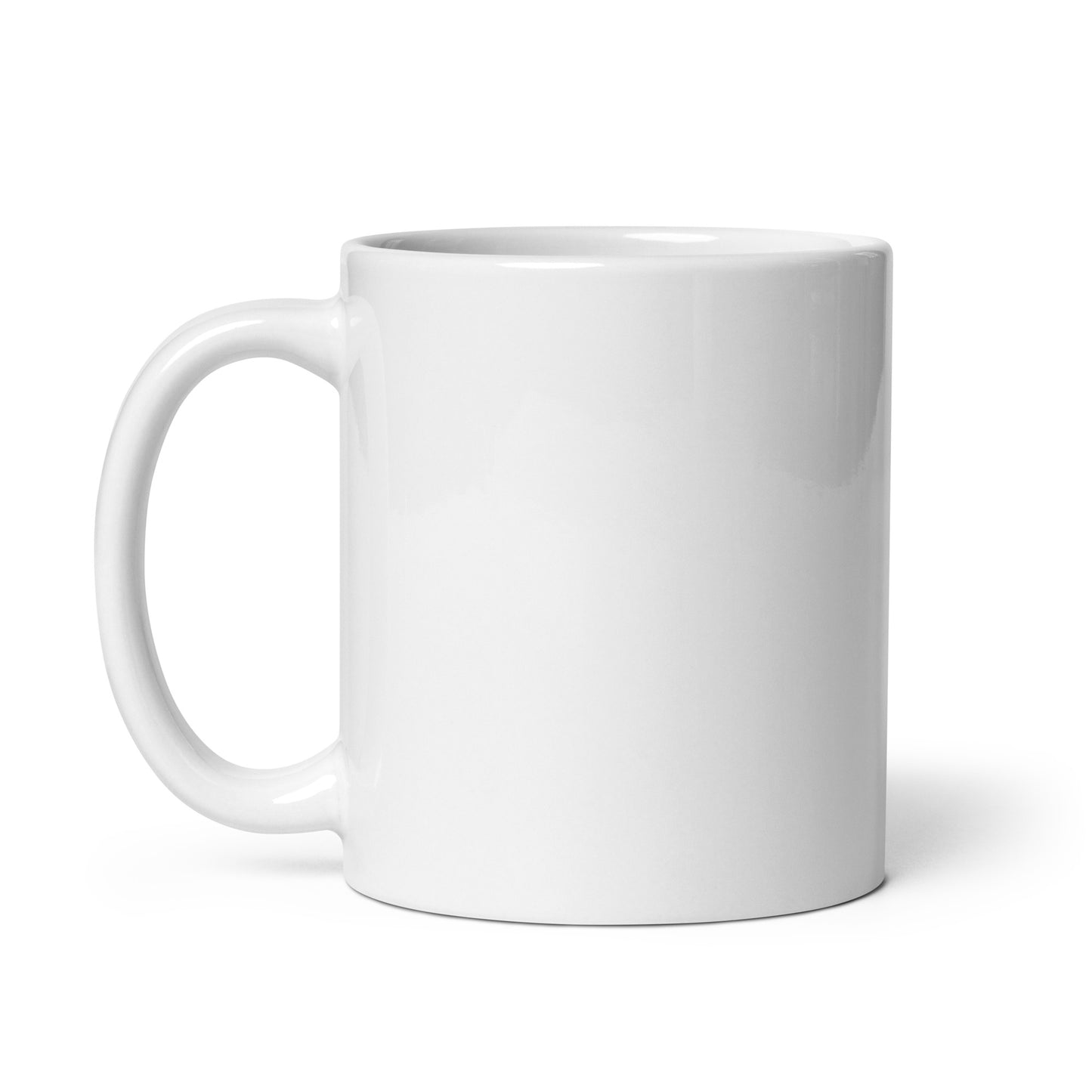 White glossy mug Pickleball