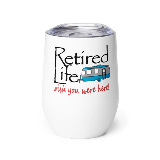 Wine tumbler Travel Trailer