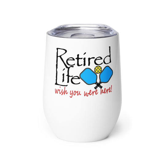 Wine tumbler Pickleball Paddles