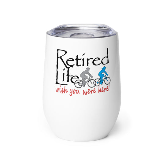 Wine tumbler Road Bike Couple