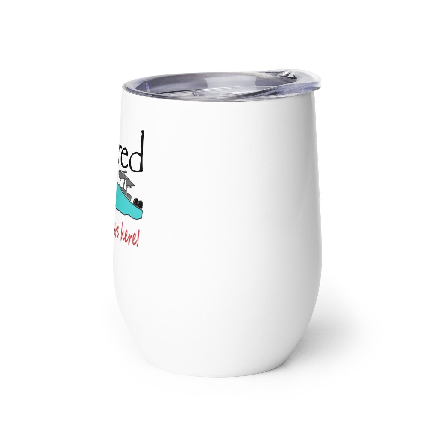Wine tumbler Center Console Boat