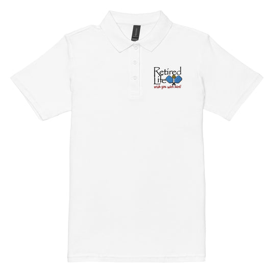 Women’s pique polo shirt Pickleball Paddles