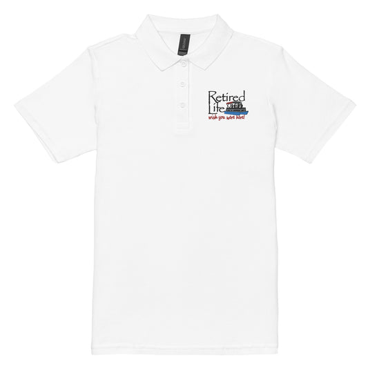 Women’s pique polo shirt Pontoon Boat