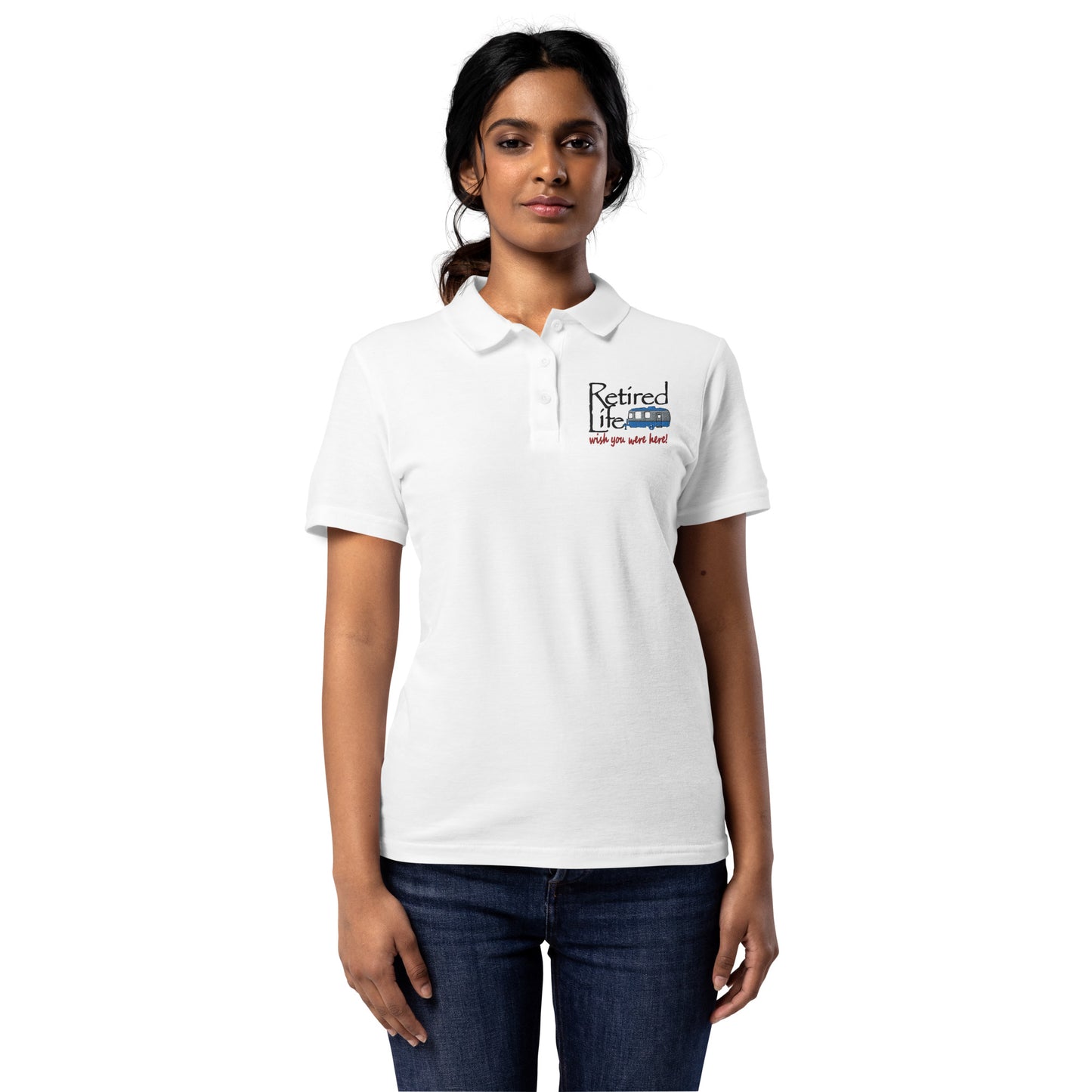 Women’s pique polo shirt Travel Trailer