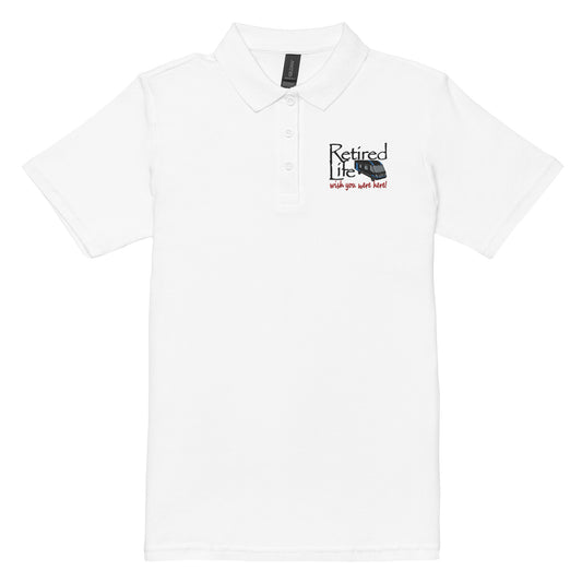 Women’s pique polo shirt Motorhome