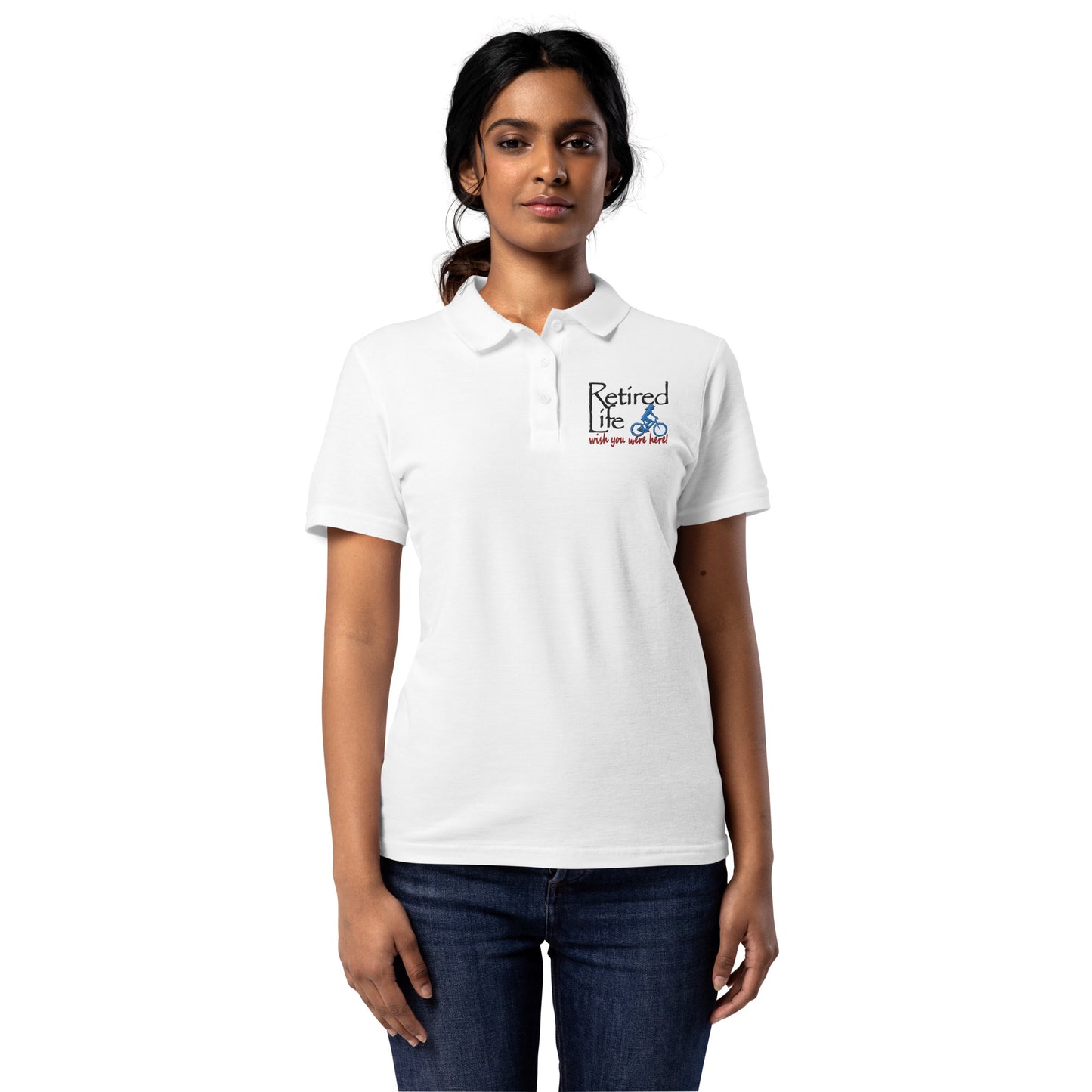 Women’s pique polo shirt Mountain Bike Lady