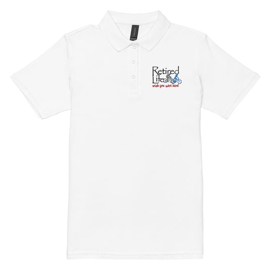 Women’s pique polo shirt Mountain Bike Couple