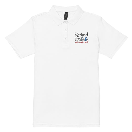 Women’s pique polo shirt Road Bike Couple